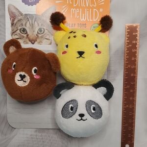 Pet‎ Play Toys Set - Giraff, Bear, Panda